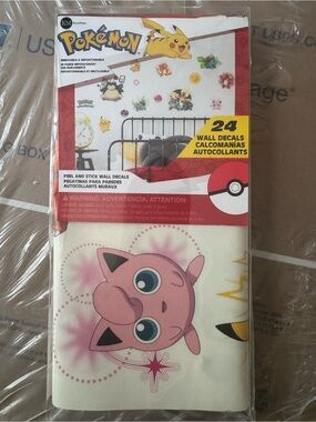 Roommates Pokémon Peel & Stick Decals — Pink, Red, Black, Blue